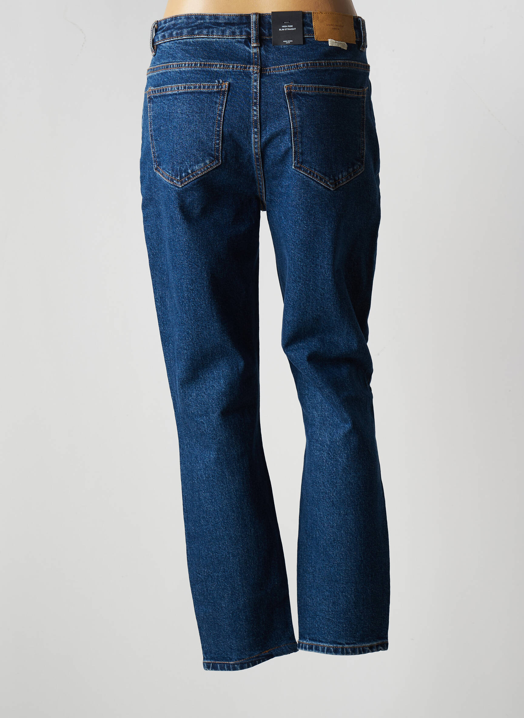 Vero Moda Jeans Coupe Droite Femme couleur bleu
