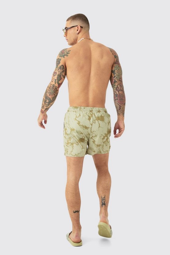 Kurze Camouflage Badehose