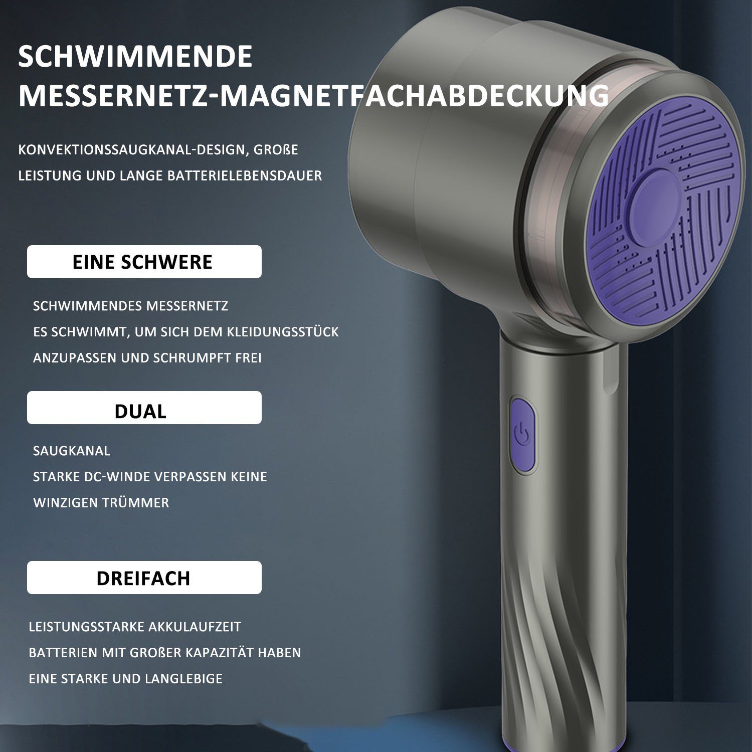 TOPMELON Fusselrasierer Elektrisch Fusselentferner Fusselrasierer USB Auflad