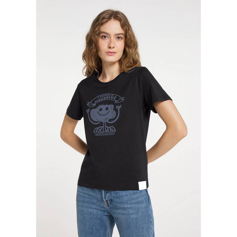SOMWR T-Shirt With Mangrove Print T-Shirt Damen