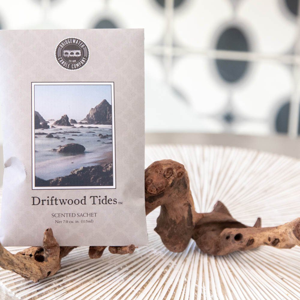 Bridgewater Candle Company Duftbeutel BRIDGEWATER DRIFTWOOD TIDES grau Papiertüte mit Duft Duftbeutel