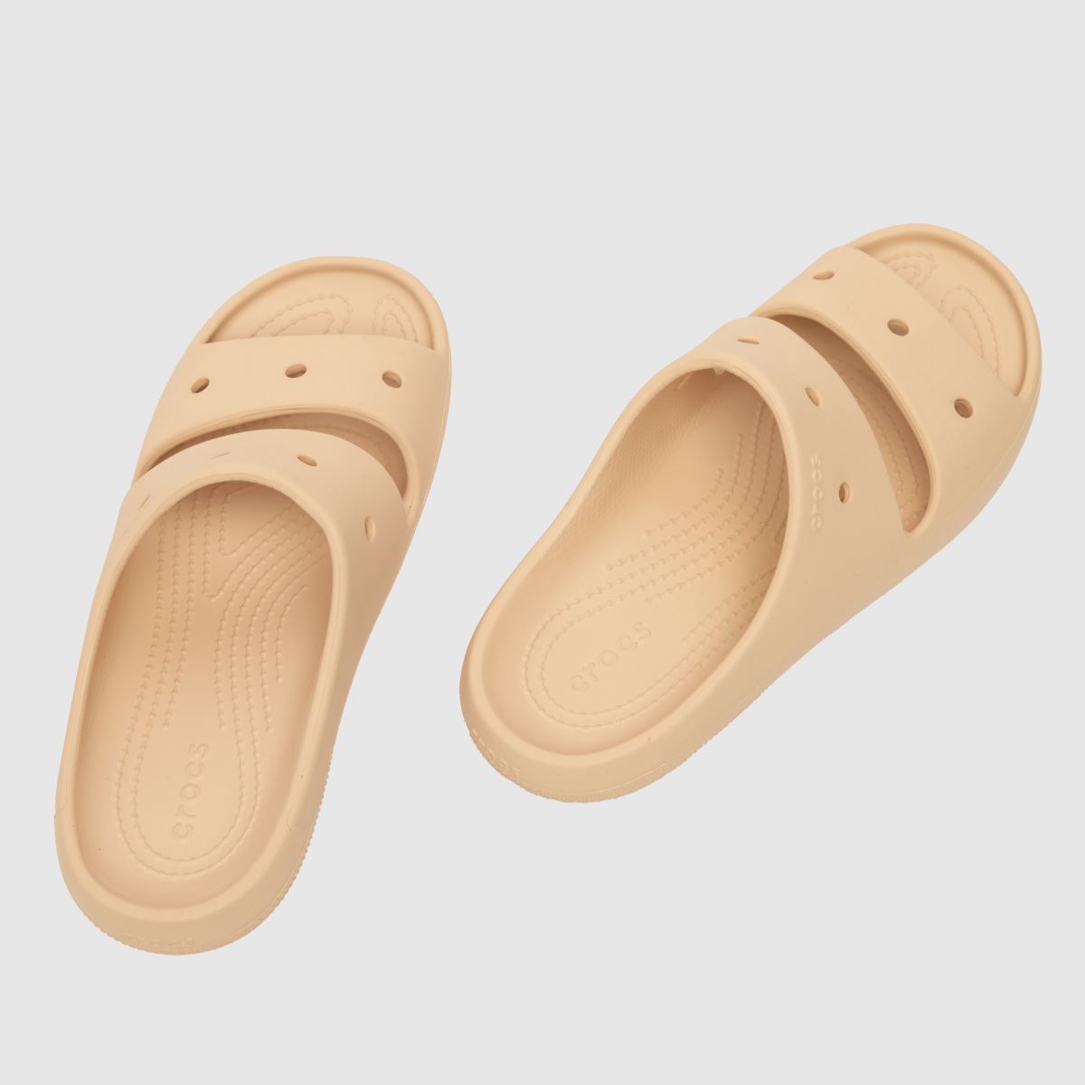 Crocs Classic 2.0 szandál natúr színben