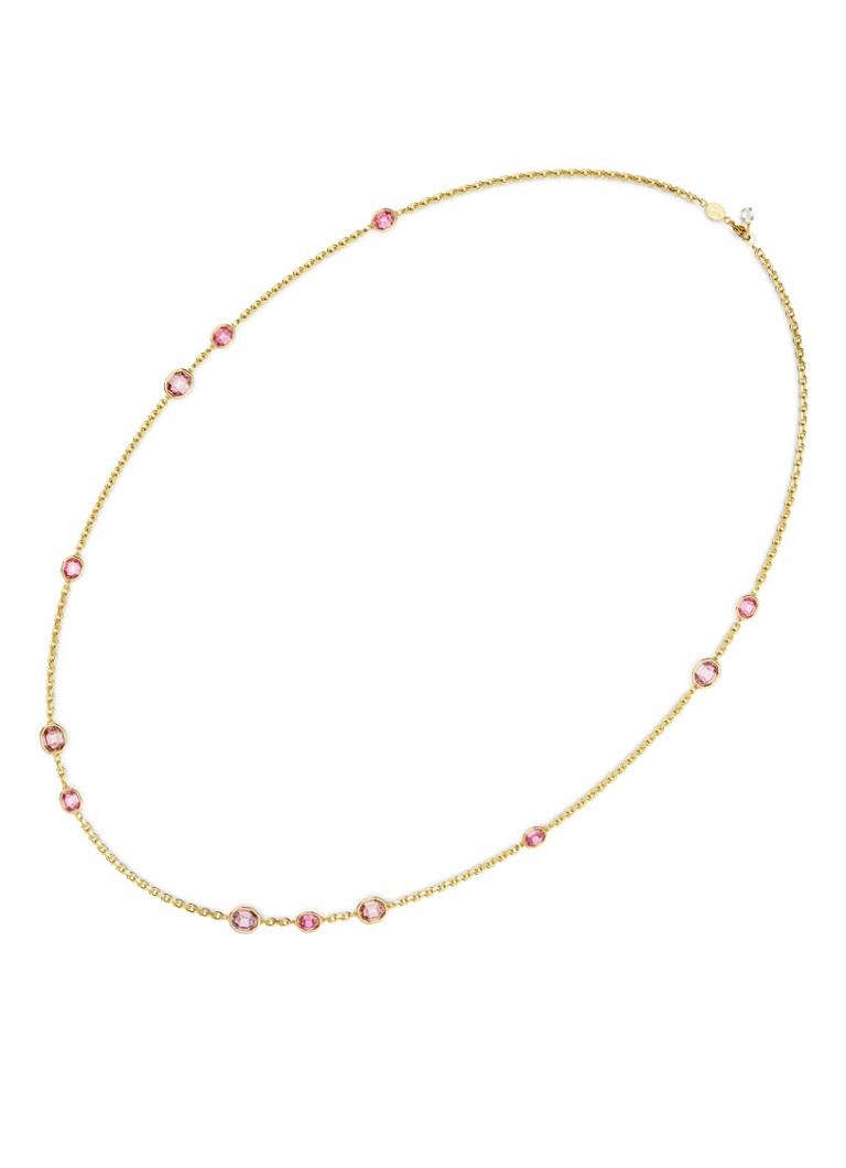 Κολιέ με επιχρυσωμένο κεχριμπάρι Swarovski