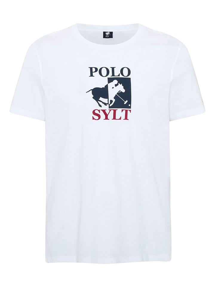 Polo Sylt Shirt in Weiß günstig kaufen