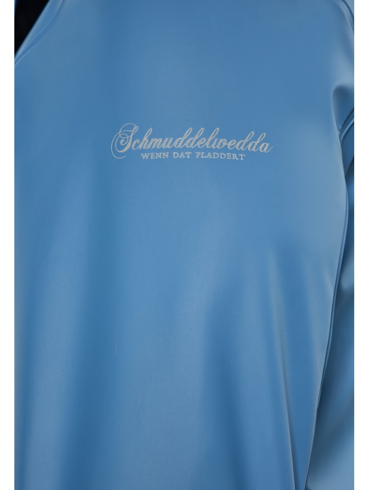 Schmuddelwedda Regenmantel in Stahlblau günstig kaufen