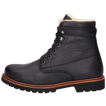 Panama Jack P03 Aviator C2 Schnür Boots in schwarz