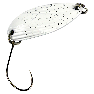 FTM Trout Spoon Break (2,2 g, Weiß gepunktet/Schwarz)