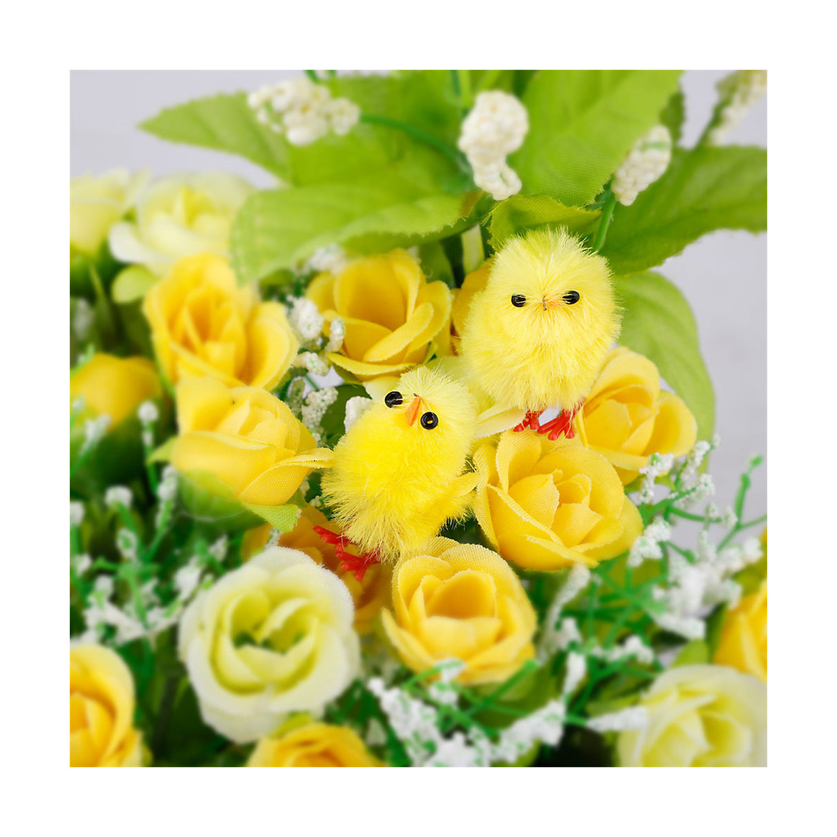 Mini Osterküken 3cm (60 Stück) Dekofiguren für Kinder