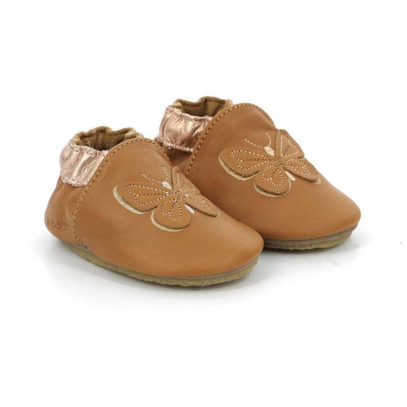Chaussons cuir tannage végétal Flyinthewindcrp