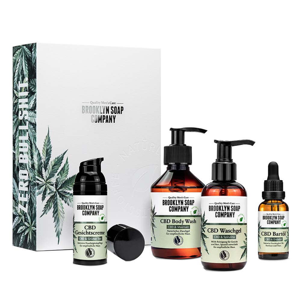 Brooklyn Soap CBD Geschenkset Face, Body & Beard