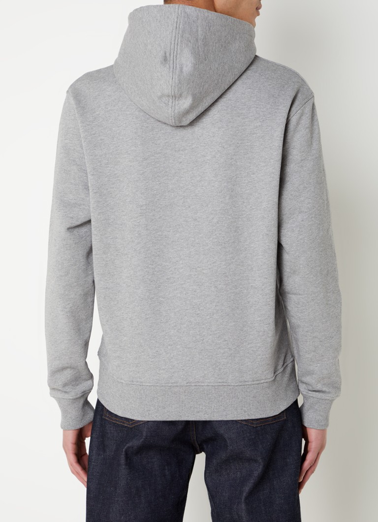 AMI Paris hoodie made of organic cotton with logo embroidery