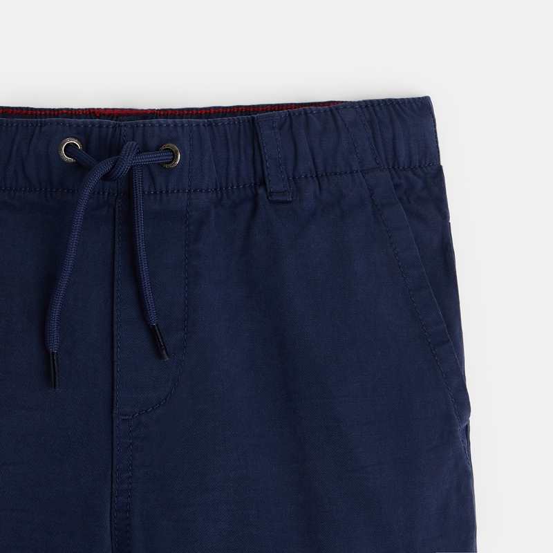 Pantalon large à enfiler bleu garçon