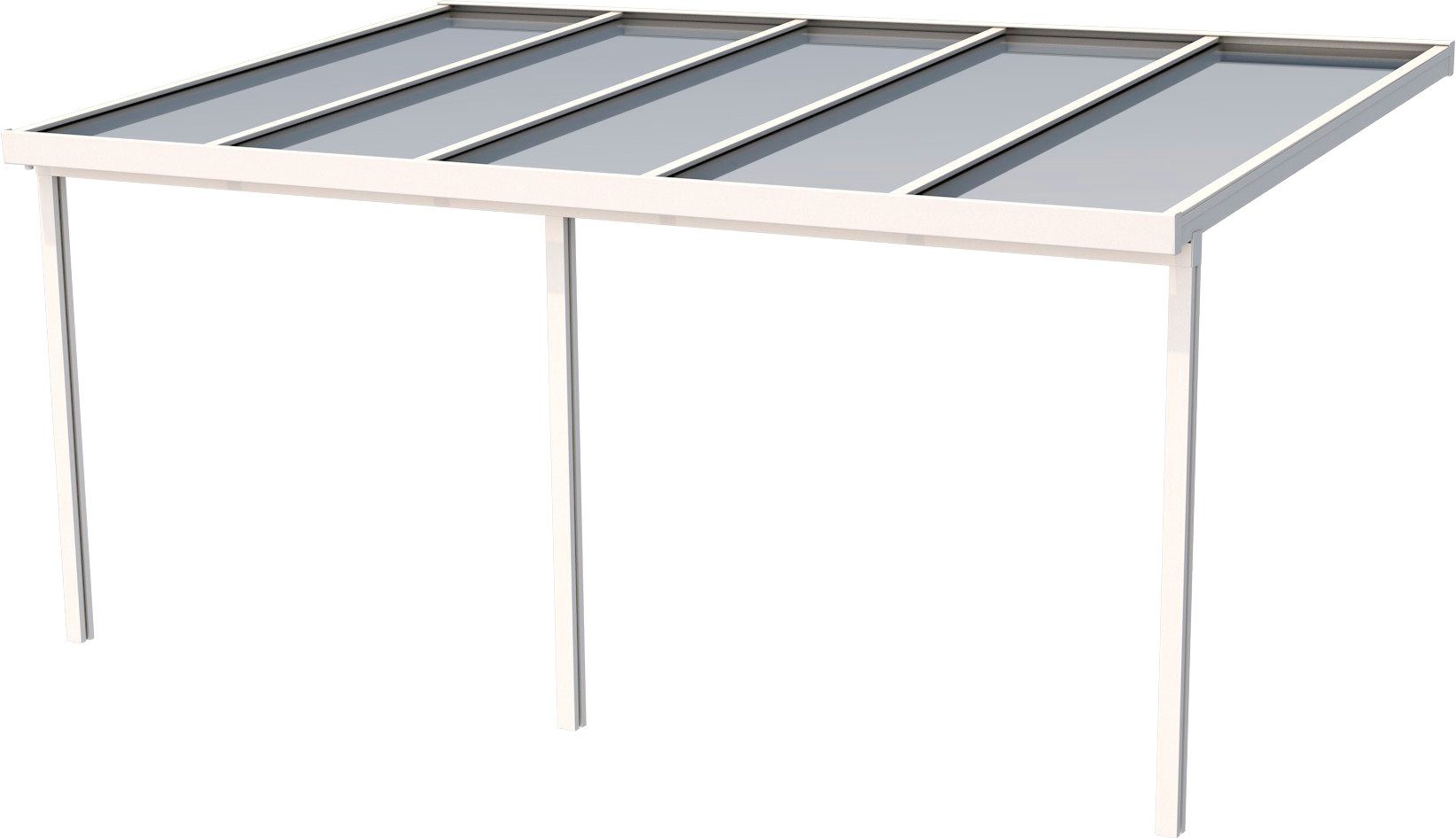 GUTTA Terrassendach Premium, BxT: 510x306 cm, Bedachung Doppelstegplatten, BxT: 510x306 cm, Dach Polycarbonat bronce