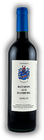 Rotspon aus Hamburg, Heinrich von Have, Merlot, IGP, 2022 Rotspon aus Hamburg, Heinrich von Have, Merlot, IGP, 2022 Ein wahrer Allrounder. Jahrgang 2022 - 0,75	 Liter - Vol 13%