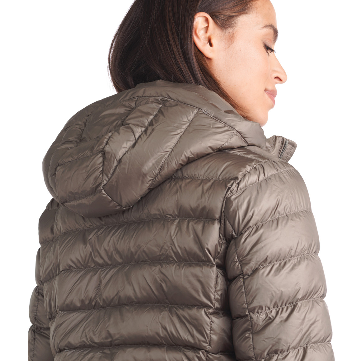 Damen Soft-Daunenjacke mit Kapuze