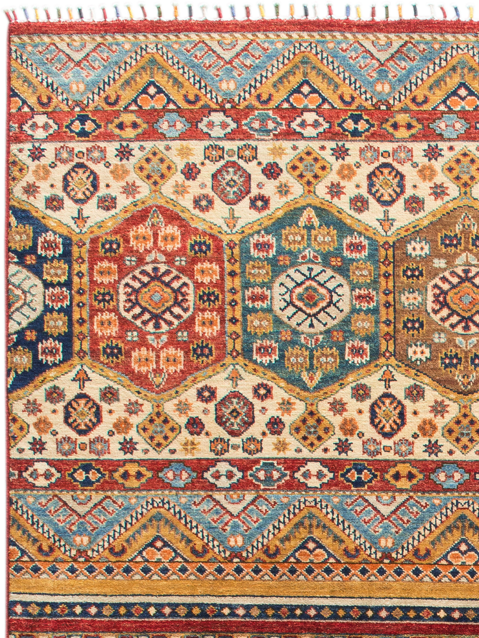 Chobi Schal ca. 253 x 295 cm, Unikat / Einzelstück