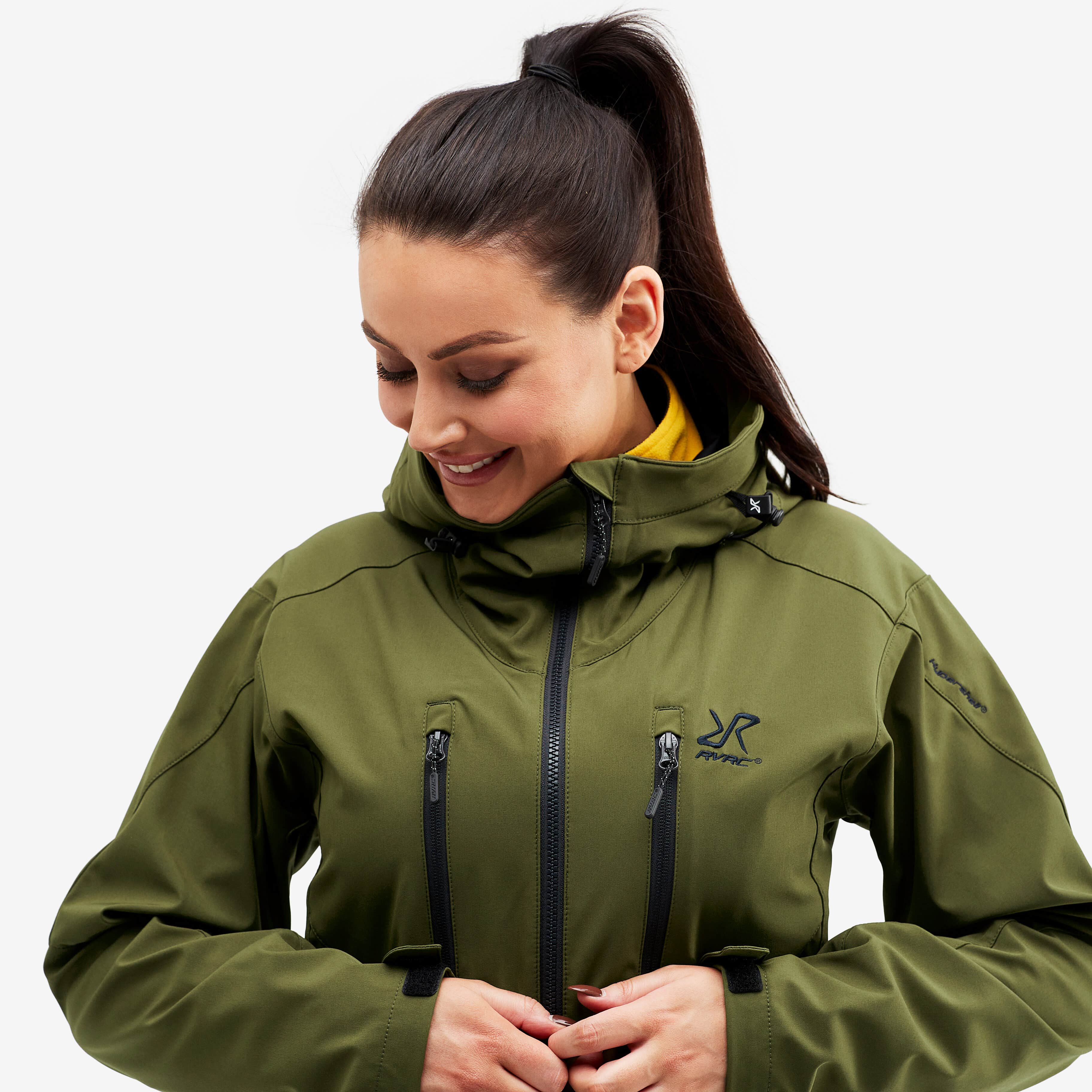 Trail Jacket Femme Dark Olive