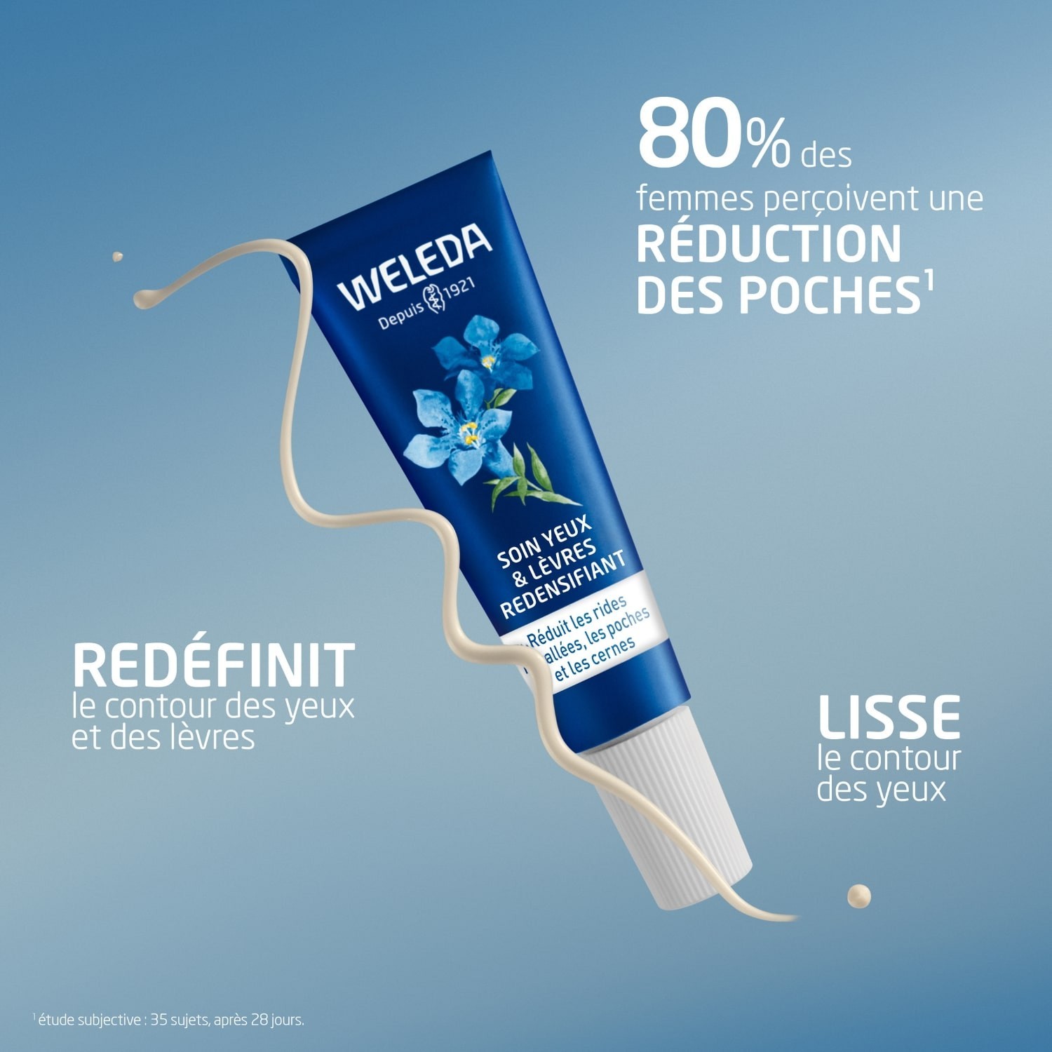 Weleda njega za područje oko očiju i usana s plavim encijanom i runolistom - 10 ml