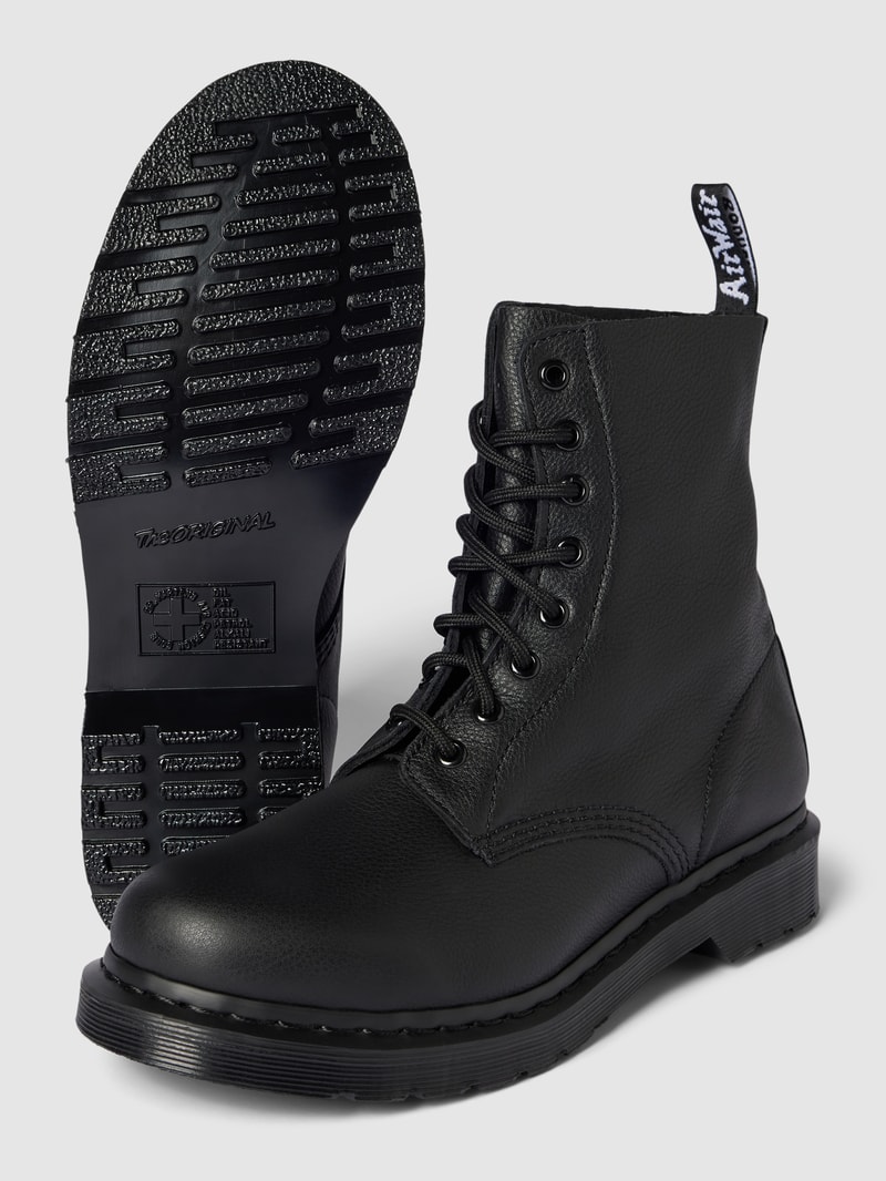 Boots mit Schnürung Modell 'Pascal' in schwarz