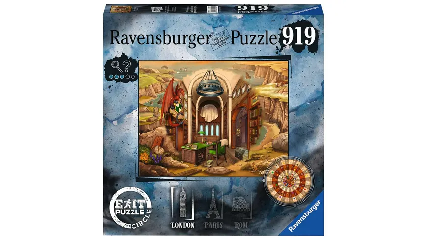 Ravensburger Puzzle - EXIT Puzzle – Exit The Circle in London - Escape Room Puzzle mit 919 Teilen