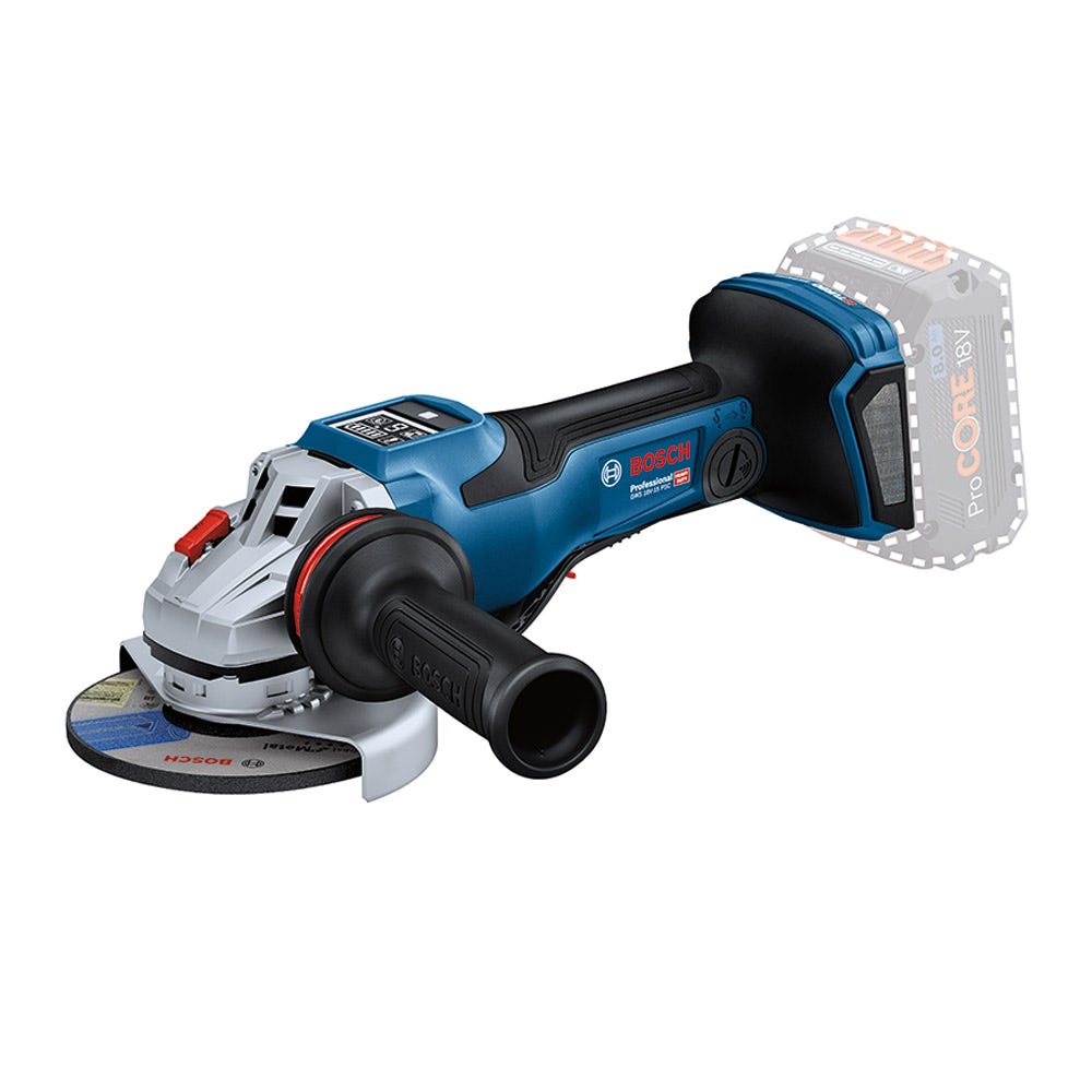 Esmerilhadeira angular sem escova BOSCH 18V BITURBO de 125 mm GWS 18V-15 PSC 06019H6B00