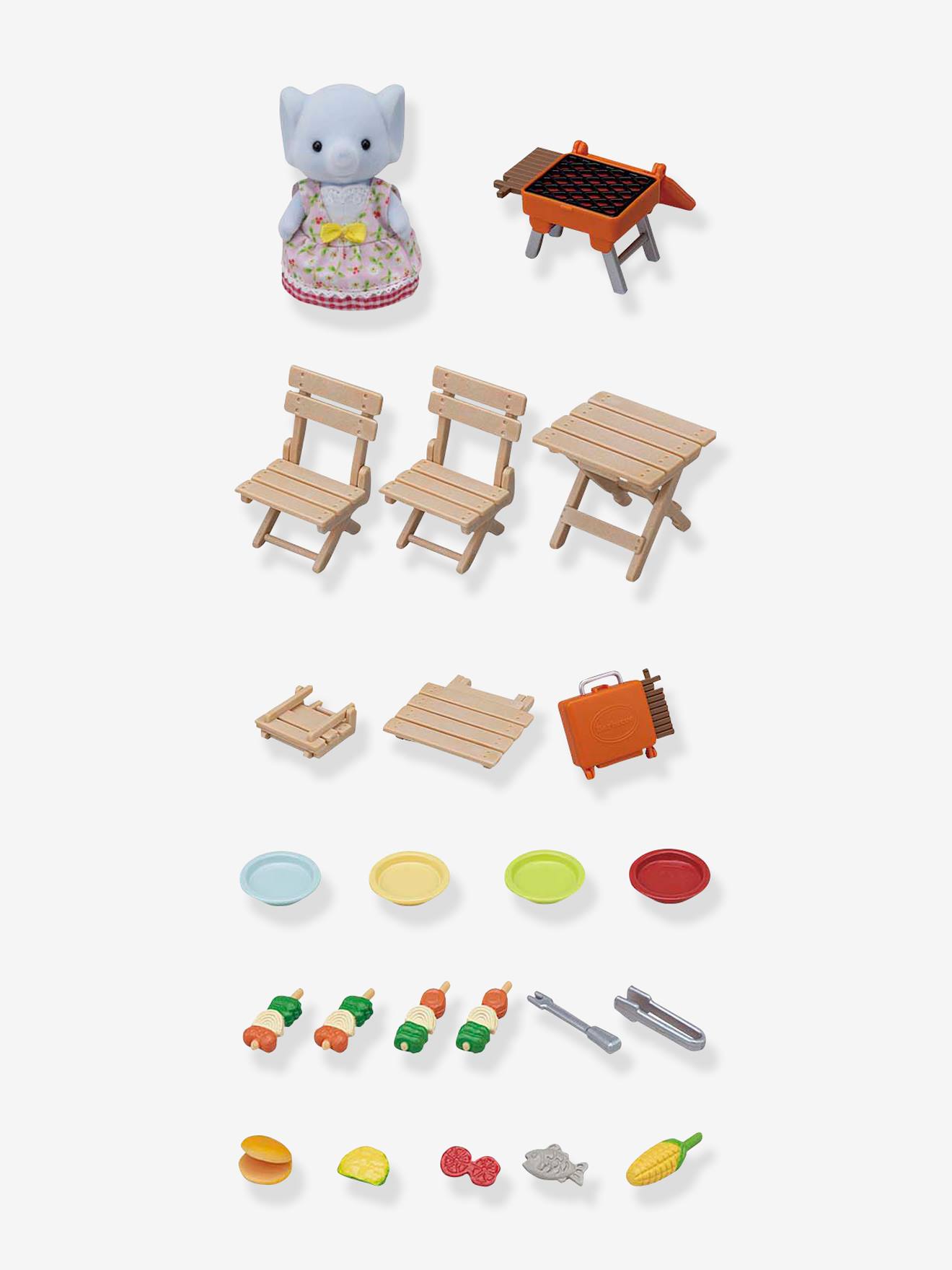 Sylvanian Elefantenmädchen mit Picknick-Set SYLVANIAN FAMILIES - mehrfarbig