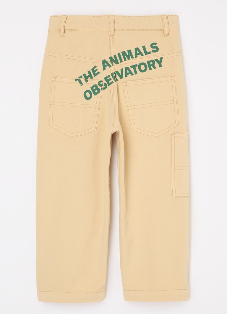 Die Animal Observatory Cargohose mit geradem Schnitt und Logo
