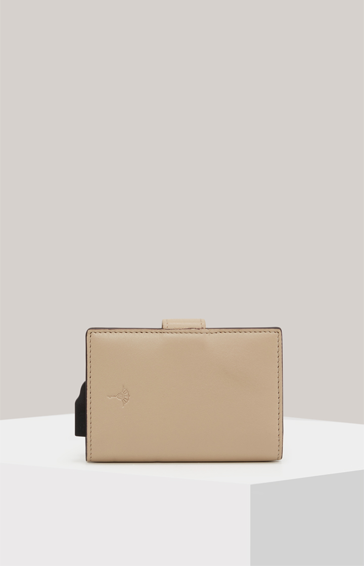 Leder-Karten-Etui Sofisticato C-Two in Beige