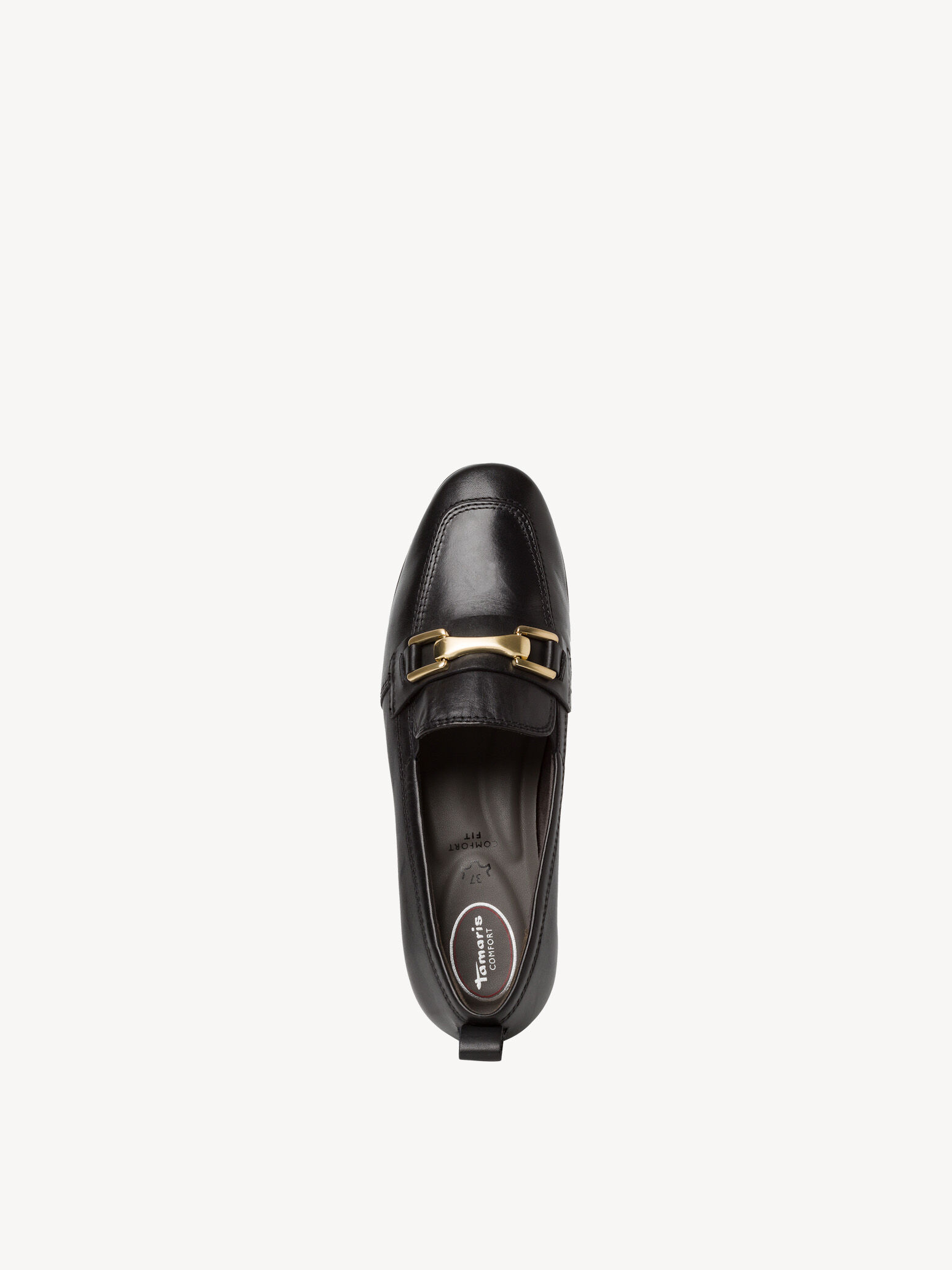 Slipper en cuir - noir