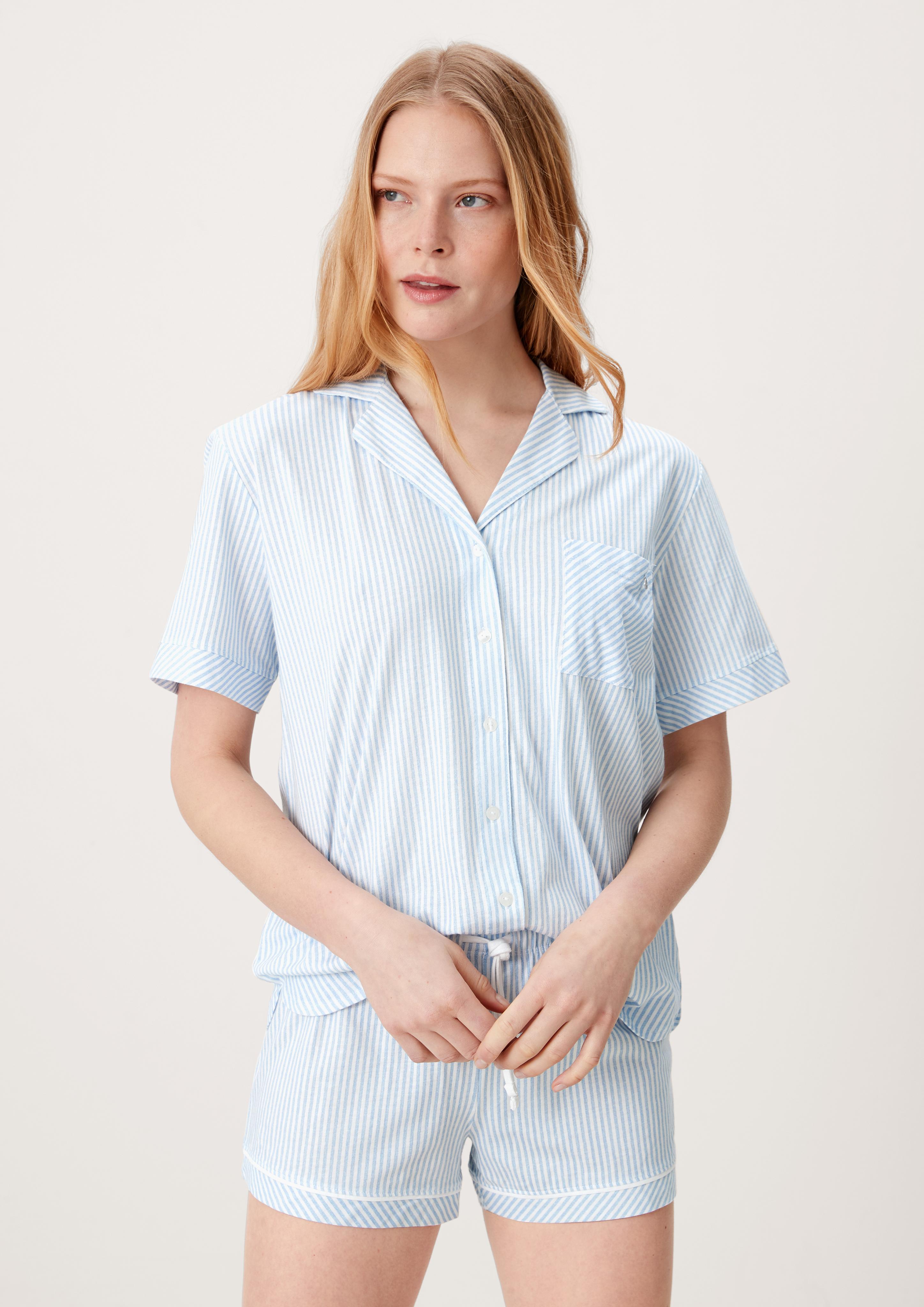 Kurzärmeliges Pyjamaoberteil  6007009-56G1