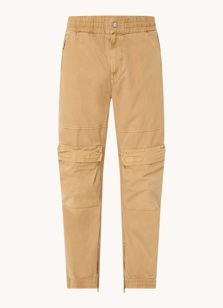 Pantaloni cargo Diesel P-Beeck Affusolati cu buzunar lateral