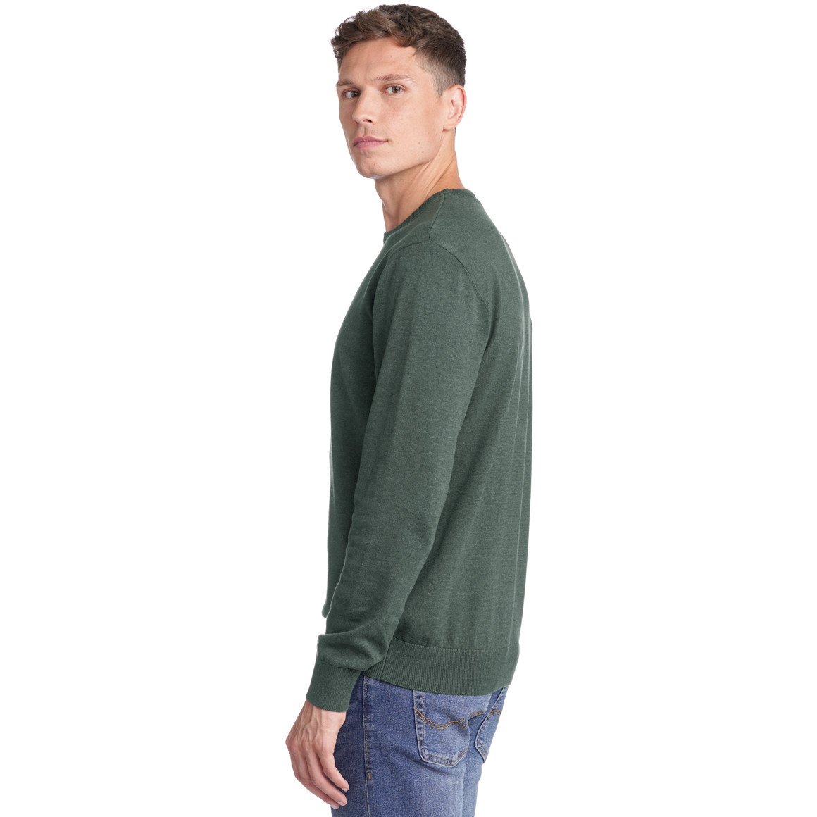 Herren Feinstrickpullover mit Rundhals