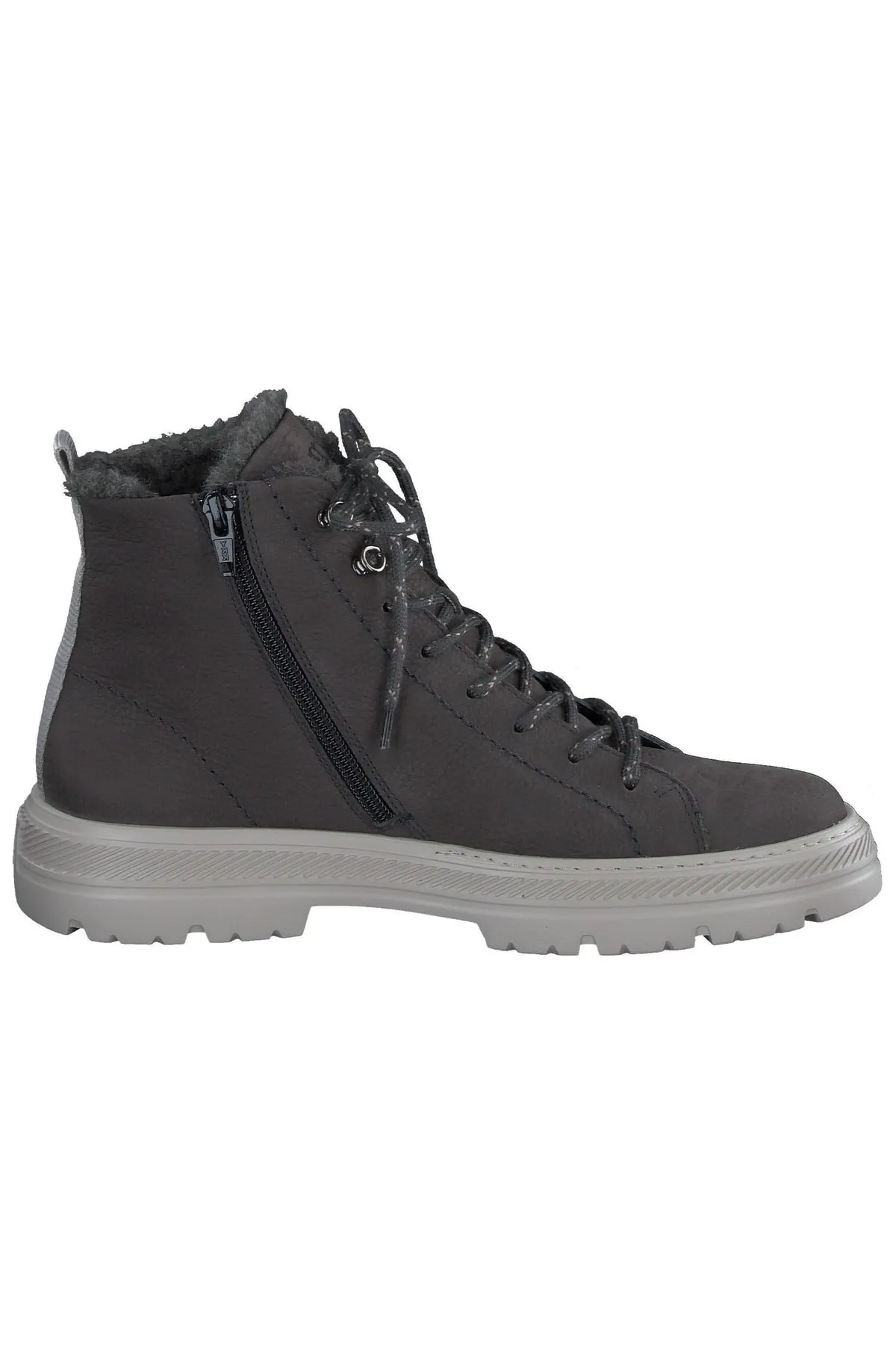 Paul Green  Stiefelette - Grau - Blockabsatz