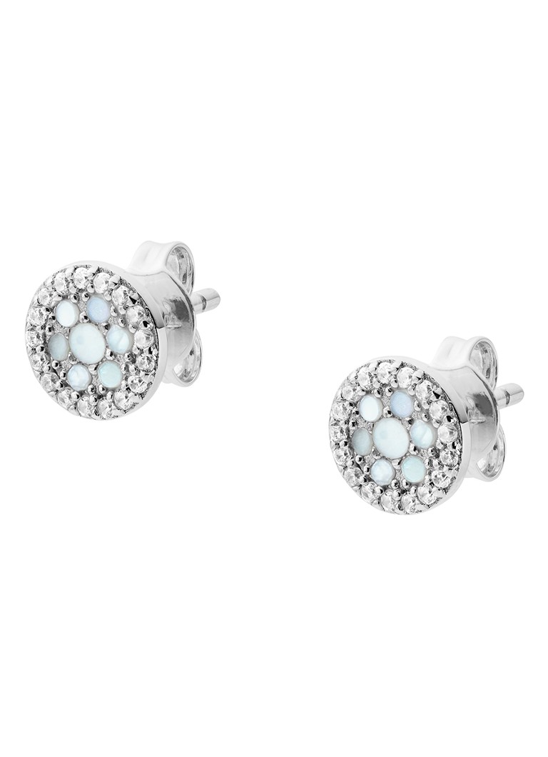 Orecchini fossili in argento sterling con madreperla JFS00518040
