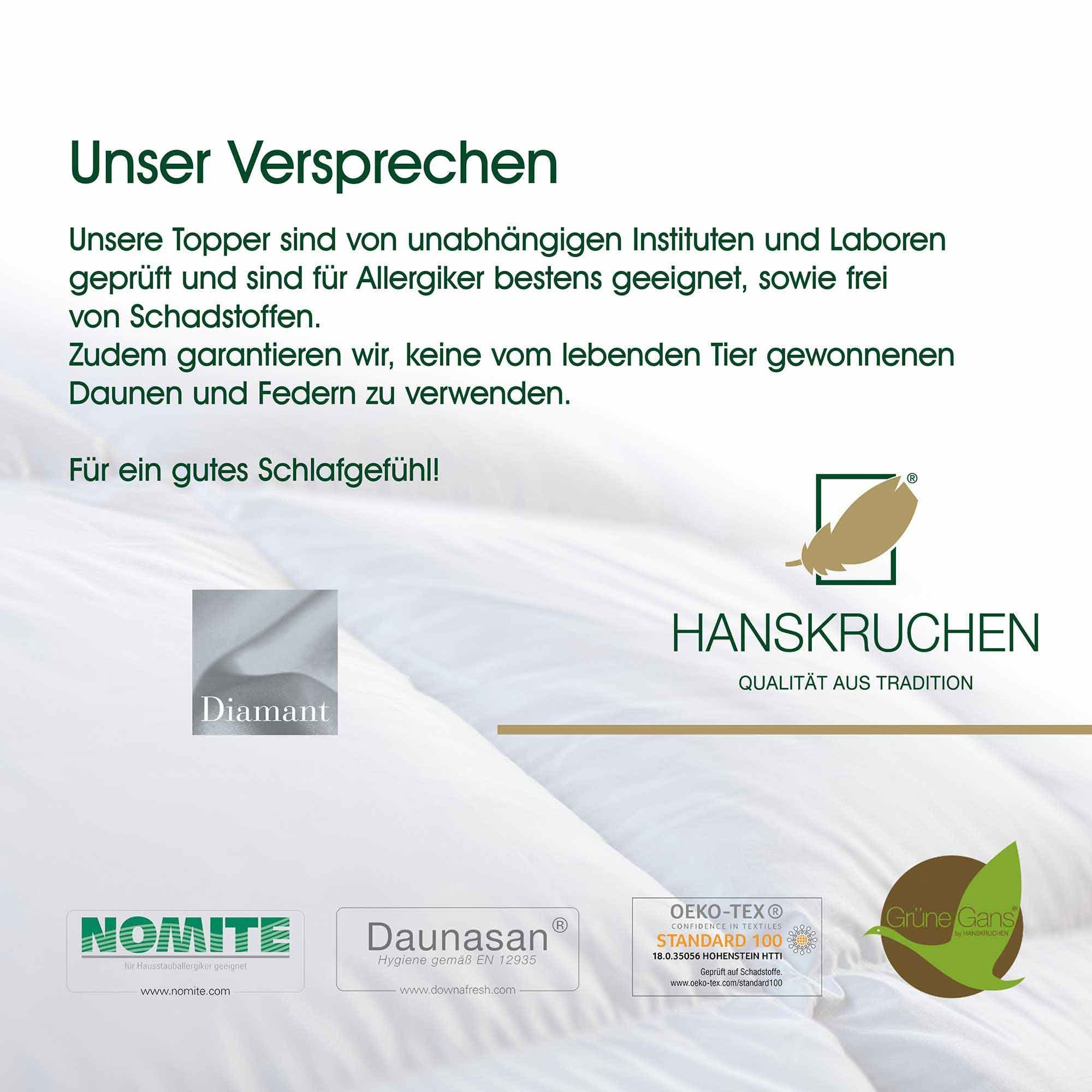 Topper Diamant, HANSKRUCHEN, Baumwolle