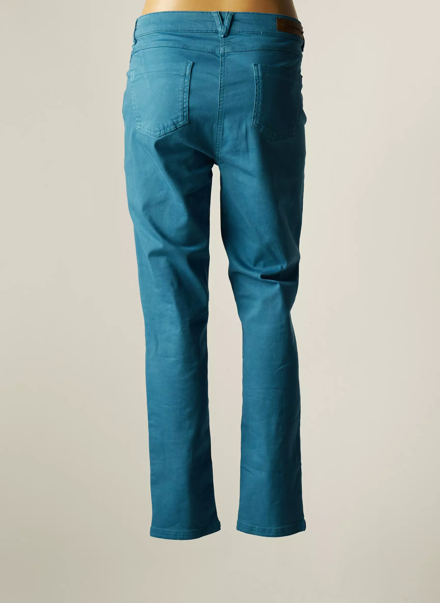 Julie Guerlande Pantalons Slim Femme couleur bleu