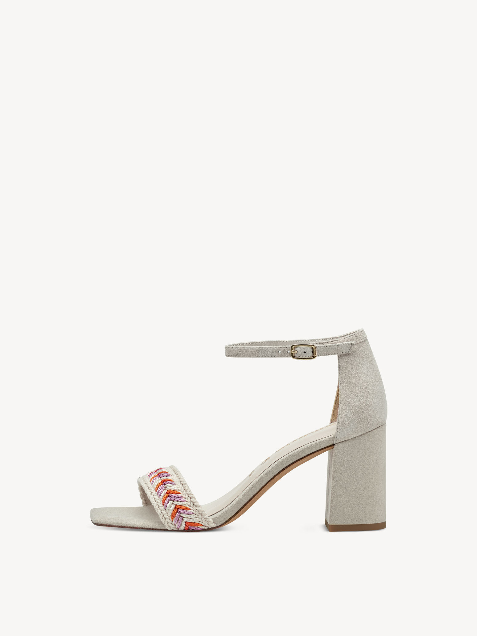 Sandale à talon - beige