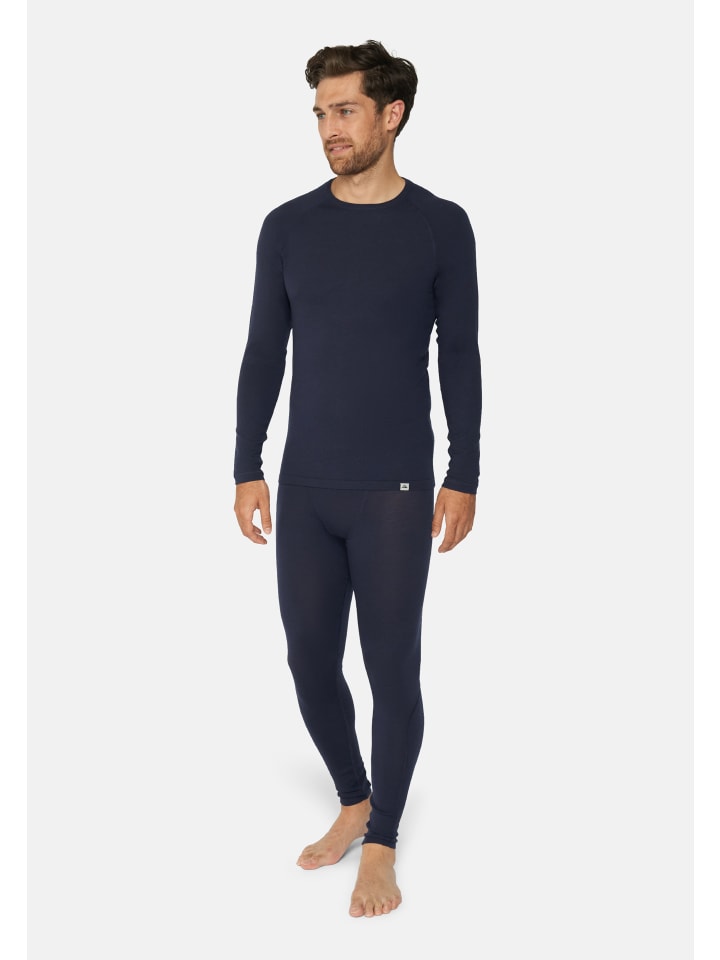 DANISH ENDURANCE Baselayer-Set Merino Baselayer in dark navy günstig kaufen
