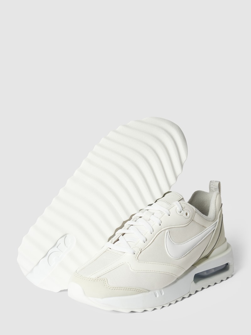 Sneaker mit Label-Details in beige