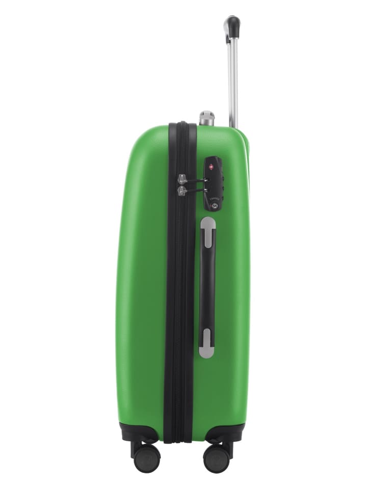 Hauptstadtkoffer Wedding - Handgepäck-Koffer 4 Doppelrollen Hand Luggage TSA in Hellgrün günstig kaufen S