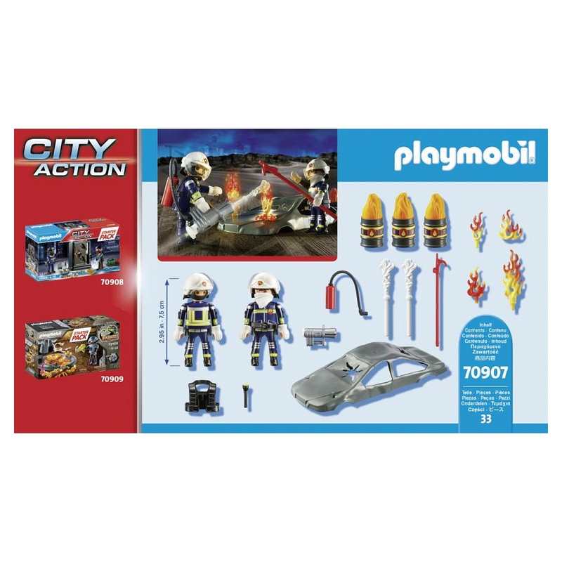 70907 Pompiers et incendie Playmobil City Action