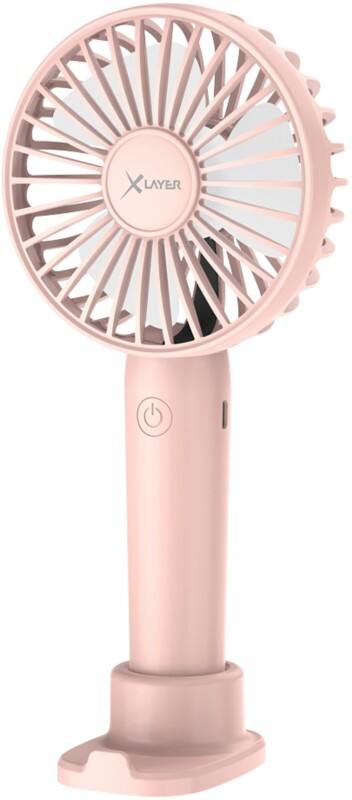XLayer USB-A-Stecker Ventilator USB Micro-A-Stecker Rosa