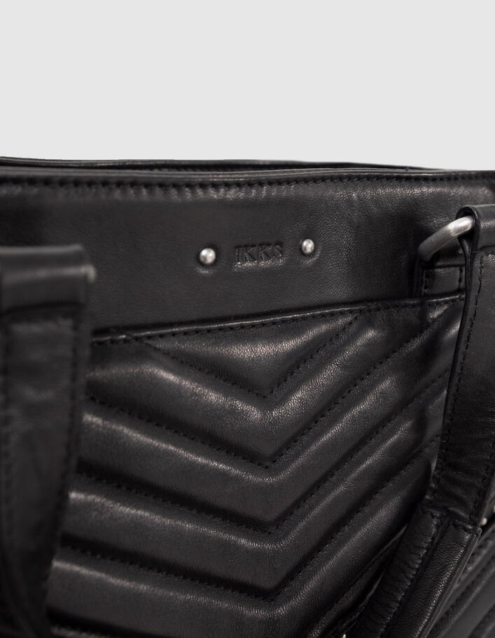 Sac cabas LE 1440 Rock noir cuir clouté Femme
