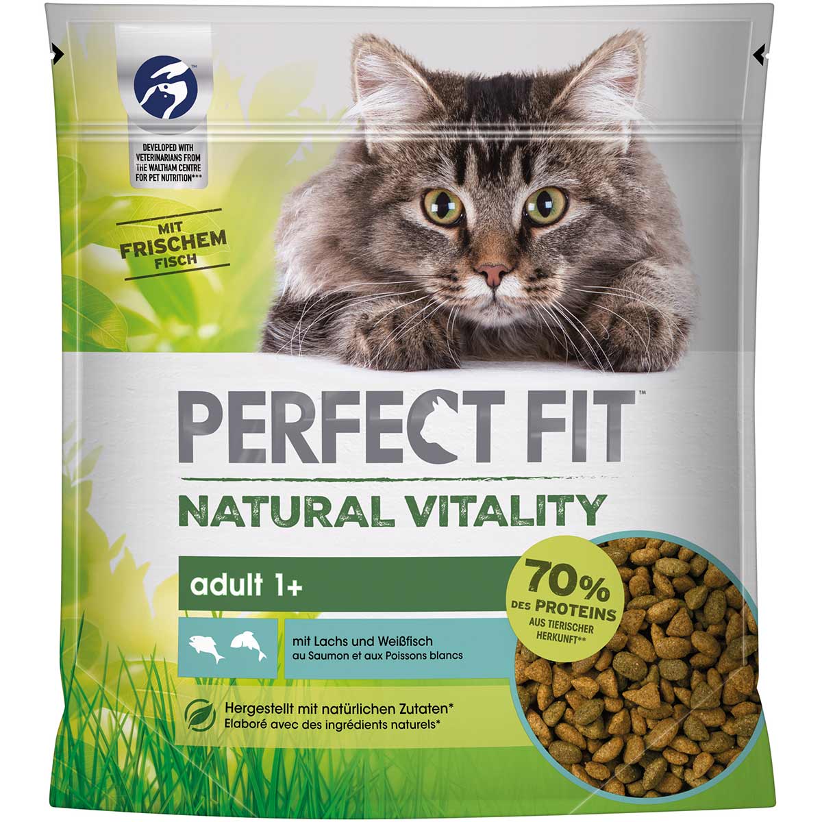 PERFECT FIT Katze Natural Vitality Adult 1+ mit Lachs und Weißfisch
