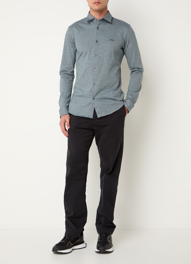 Pantaloni chino slim fit HUGO BOSS cu buzunare laterale