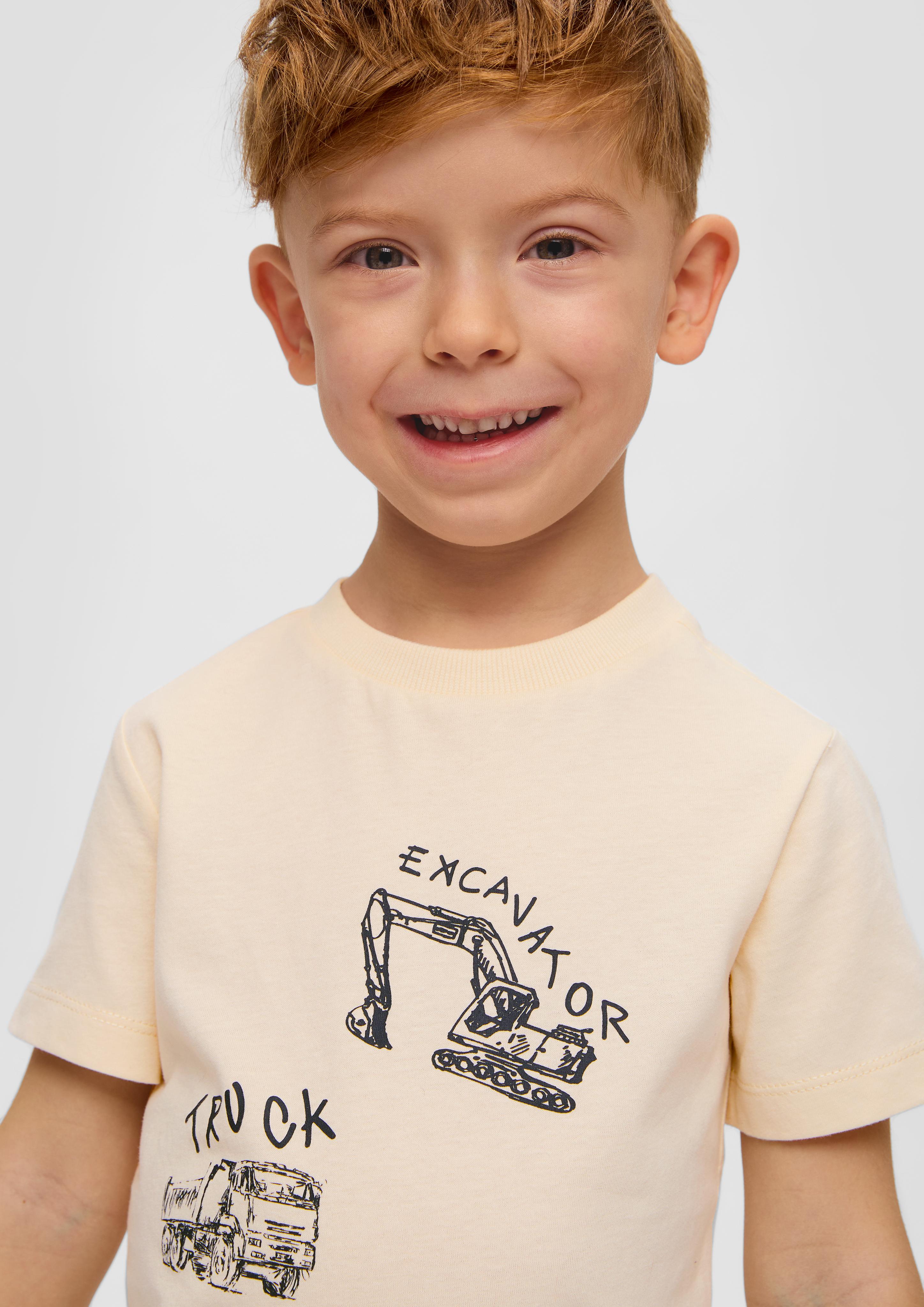 T-Shirt mit Frontprint  2140408-0805