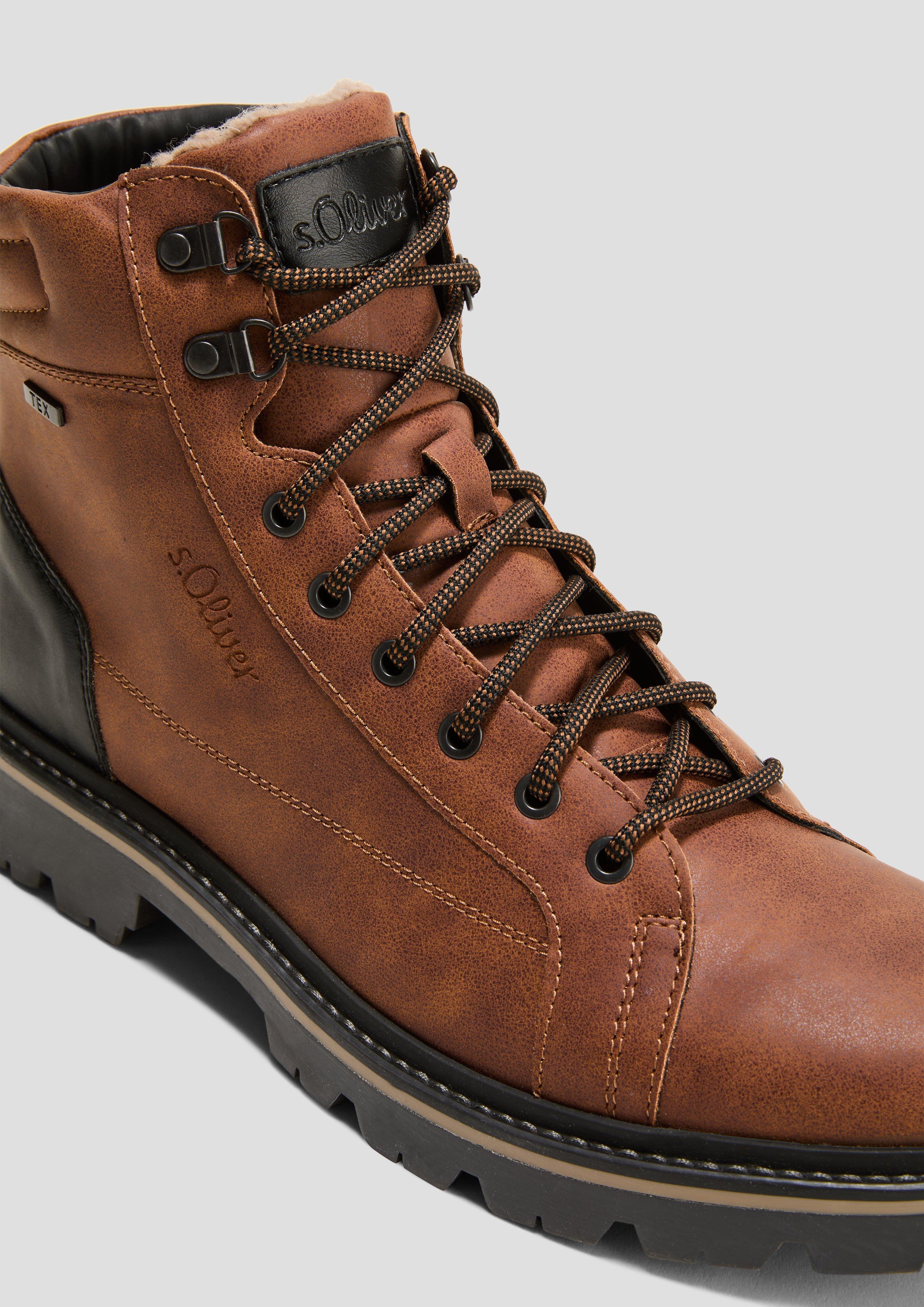Gefütterte Schnür-Boots  6008624-305