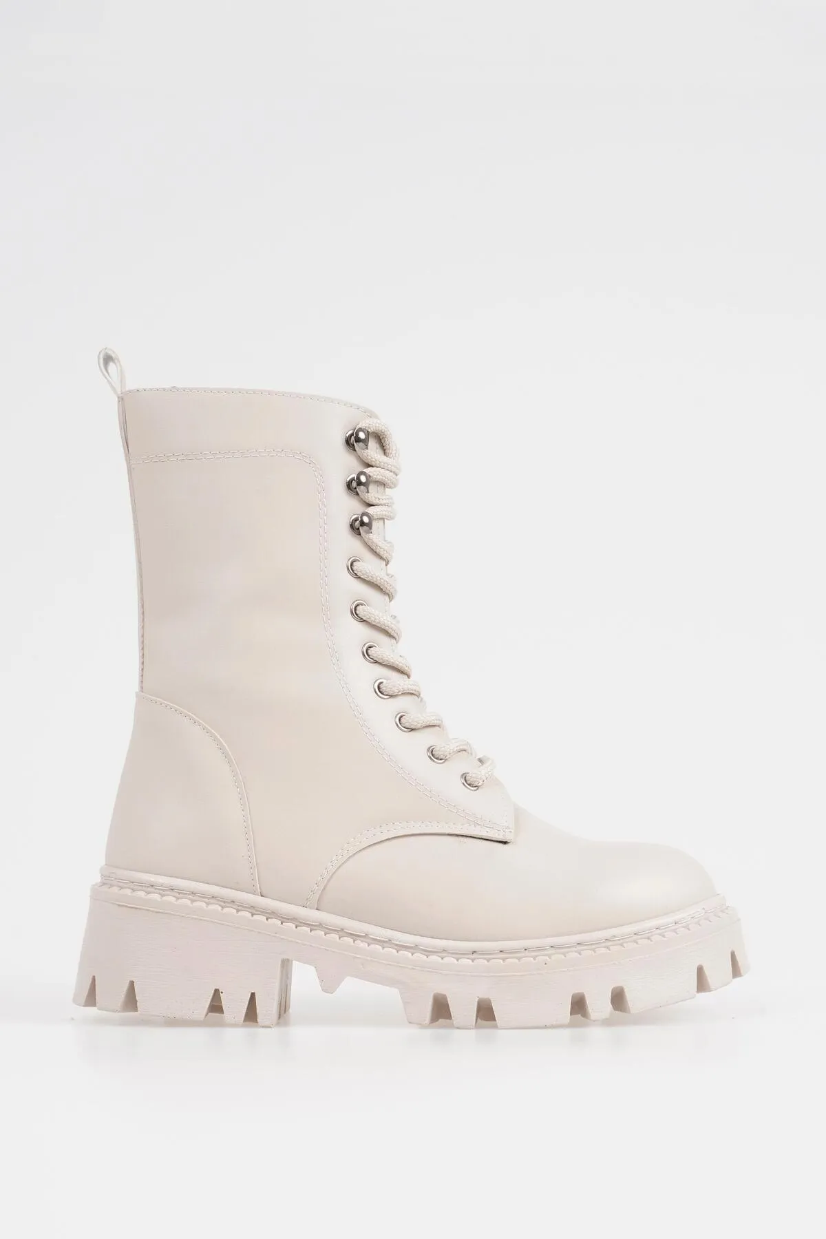 CZ London  Stiefelette - Beige - Blockabsatz