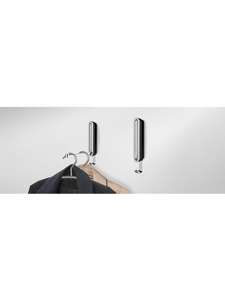 Wenko Klapphaken in Silber - (B)2,5 x (H)18,5 x (T)2,5 cm günstig kaufen onesize