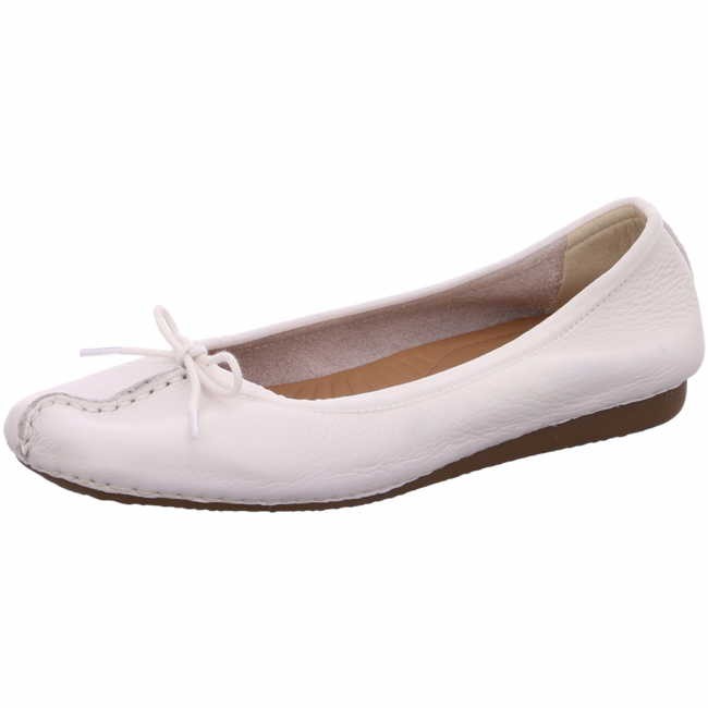 CLARKS Ballerinas weiss freckle ice